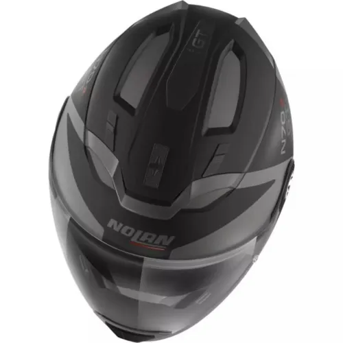 CASQUE NOLAN N70-2 GT GLARING N-COM 046 GRIS MAT-NOIR. "Original"