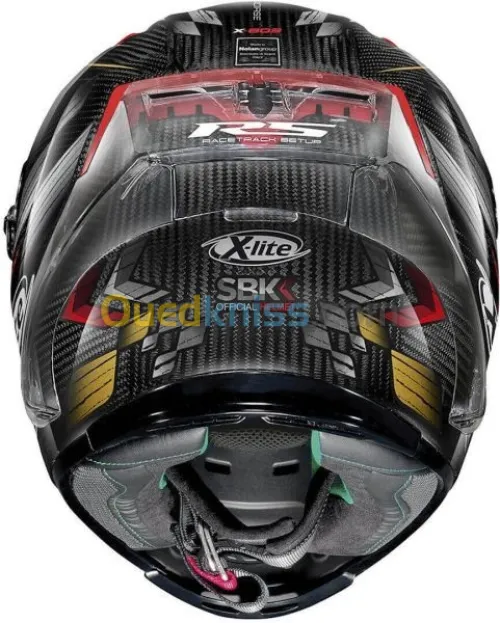 CASQUE NOLAN X-803 X-LITE ULTRA CARBON SBK 032 NOIR-ROUGE. "Original"