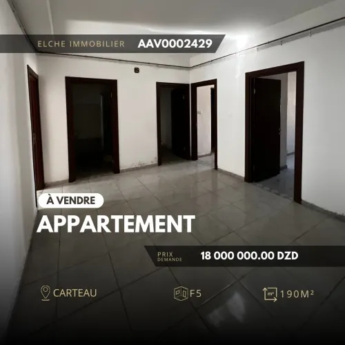 Vente Appartement F5 Oran Oran