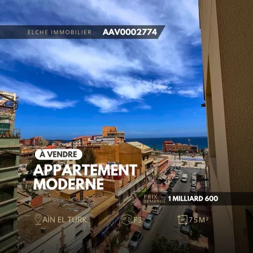 Vente Appartement F3 Oran Ain el turck