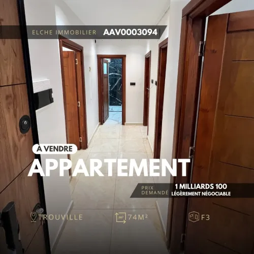 Vente Appartement F3 Oran Ain el turck