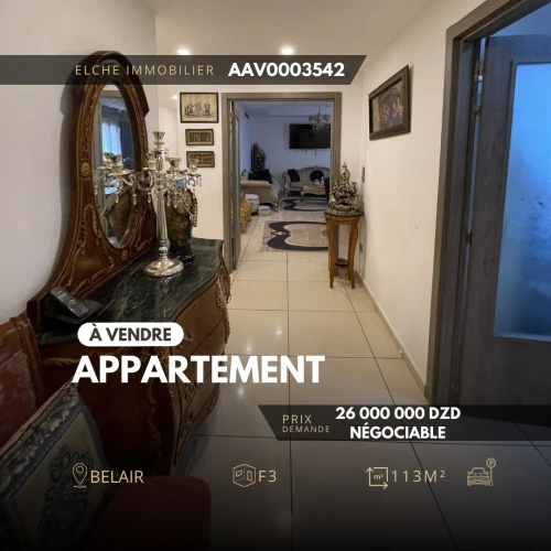 Vente Appartement F3 Oran Oran