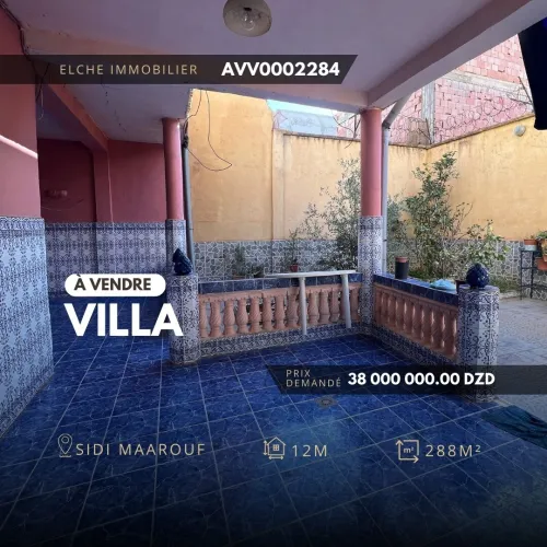 Vente Villa Oran Sidi maarouf