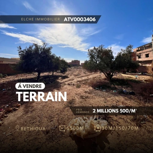 Vente Terrain Oran Bethioua