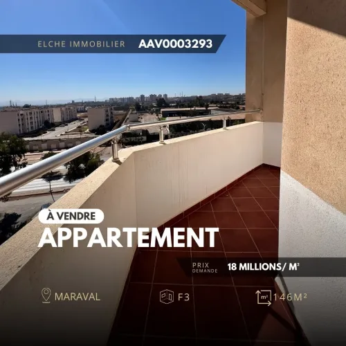 Vente Appartement F3 Oran Oran