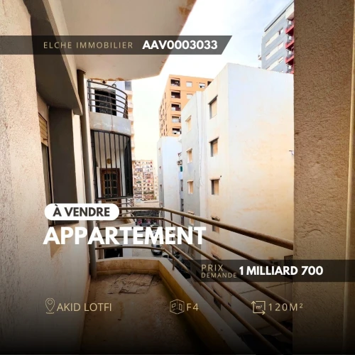 Vente Appartement F4 Oran Bir el djir