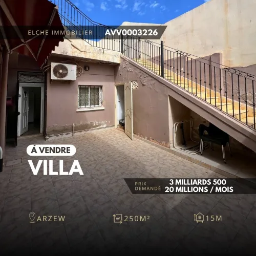 Vente Villa Oran Arzew