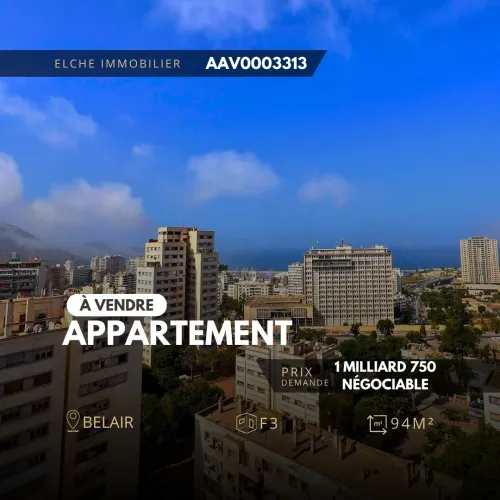 Vente Appartement F3 Oran Oran
