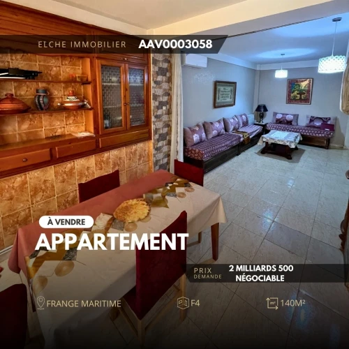 Vente Appartement F4 Oran Bir el djir