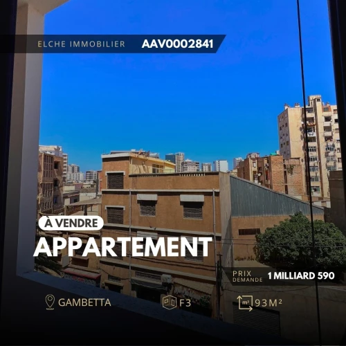 Vente Appartement F3 Oran Oran