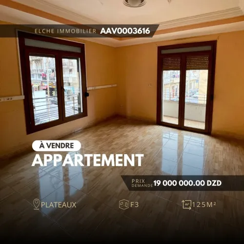 Vente Appartement F3 Oran Oran
