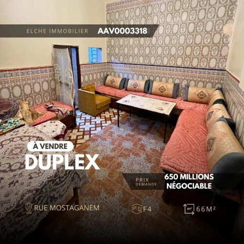 Vente Appartement Duplex F4 Oran Oran