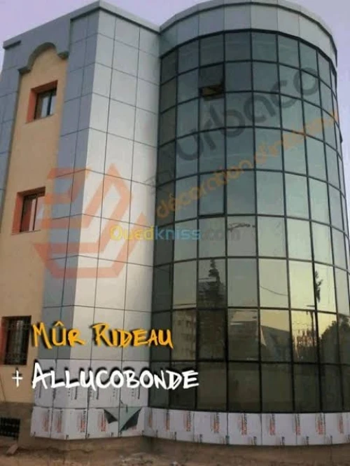 La lico bande  + mure en rideau