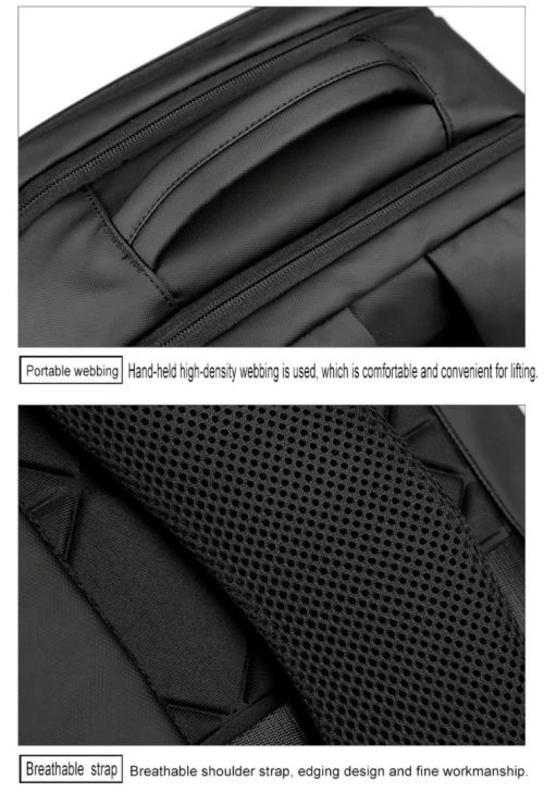 Sac A Dos (Porte Pc) Omaska Elegance Pour voyage et Etude Imperméable 