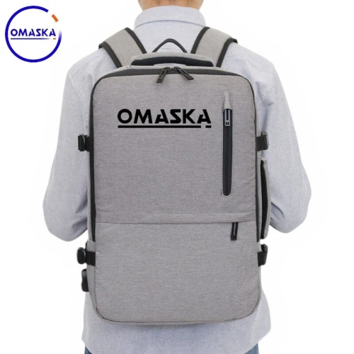 Sac A Dos (Porte Pc) En Polyester Imperméable avec Extensiion