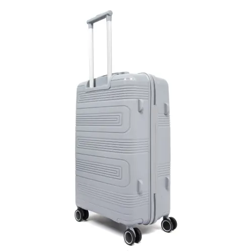 Série de trois Valises Omaska Maze Incassables En 100% Polypropylène BOURDEUX 