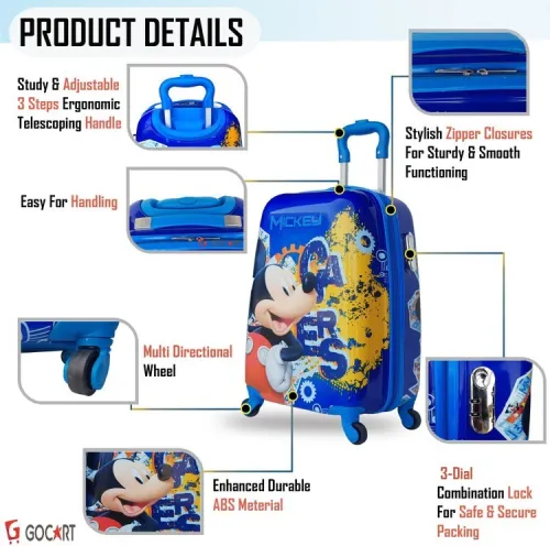 VALISE ENFANT (L)  rigide en ABS+PC