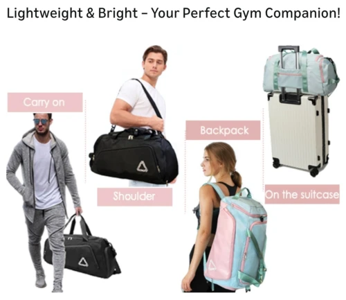 CABAS ET SAC A DOS  DE VOYAGE  57 cm pour homme et femme en nylon et tissu - Imperméable