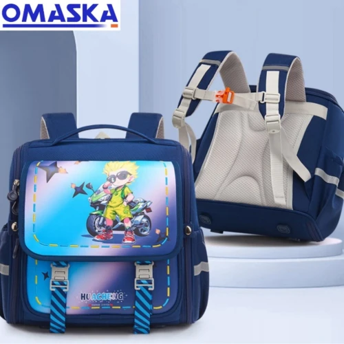 Sac à dos orthopédique Pliable pour enfants 1er Année Primaire - BLEU -NOIR - ROSE - VIOLET