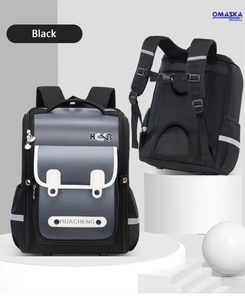 Sac à dos orthopédique Pliable en Oxford pour enfants avec Ceinture Blanche
