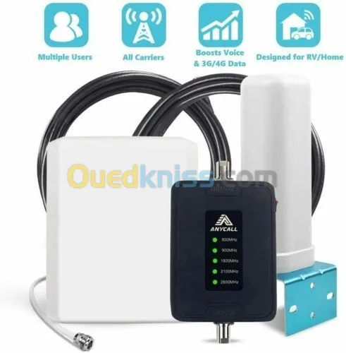 Amplificateur GSM Répéteur Booster 500m2 2G 3G 4G Satisfait Ou Remboursé نتيجة مضمومة