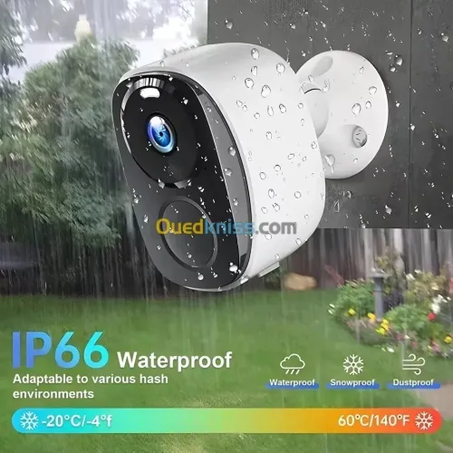 CAMERA SURVEILLANCE BATTERIE 4G OUTDOOR EXTERIEUR T4 Sans Installation