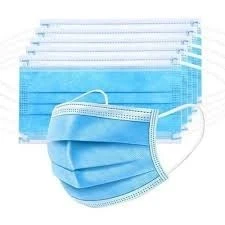 Bavette chirurgical à 3 plis à élastique bte/50