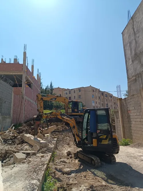 للكراء Location de Mini Pelle avec déplacement dans 58 wilayas