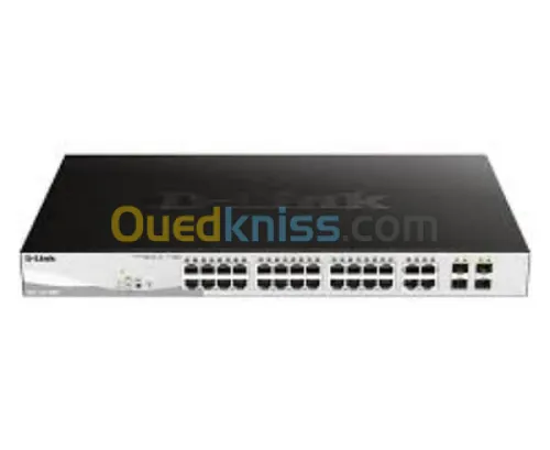 Switch 24 Port PoE Et 4 Port SFP 10\100\1000 D-Link DGS-1210-28P