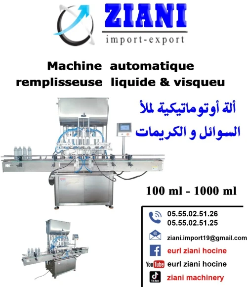 Remplisseuse auto visqueux