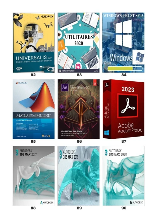 Dvd logiciels programmes pc 