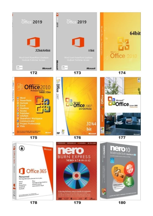Dvd logiciels programmes pc 