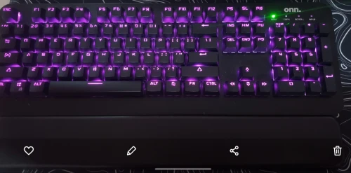keyboard mechanic onn 100% blue switch
