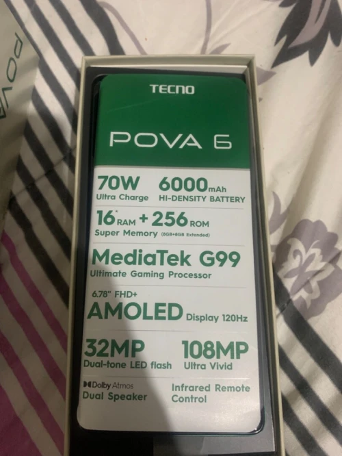 Pova 6 12 g/256 /g