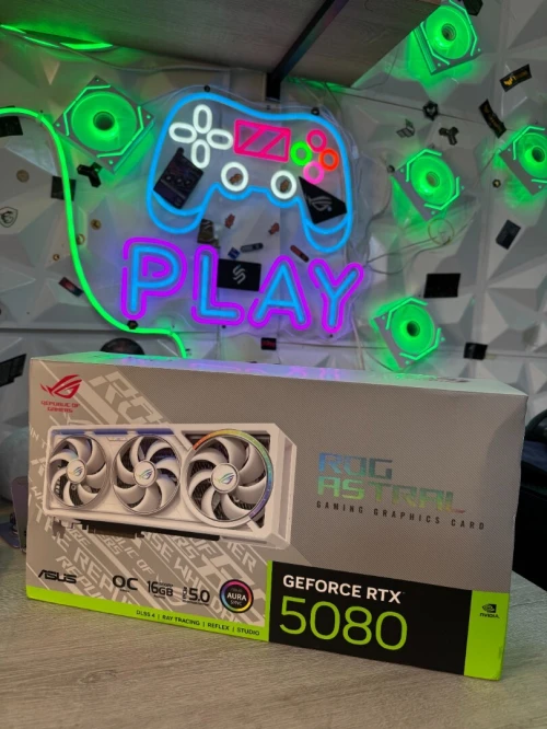 ASUS ROG ASTRAL GEFORCE RTX 5080 WHITE OC 16GB
