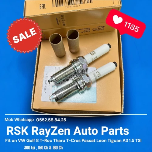 Bougie d'allumage Bobine Injecteur : Audi S3 2.0 tsi Seat Cupra Golf8 T-Roc T-Cross 1.5 tsi Polo Ibiza Fabia 1.0 tsi 1.0 mpi