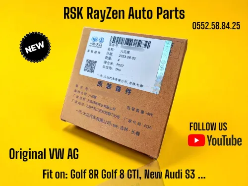 Bougie d'allumage VAG d'Origine 100% pour Golf 8 R GTI Audi S3 2.0 TSI