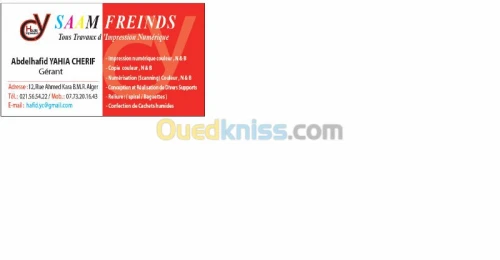 impression, depliants, carte visite