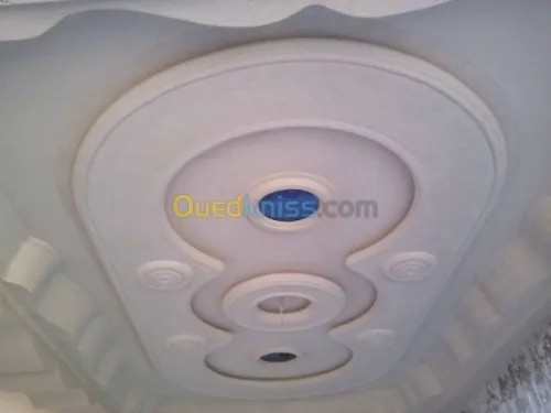 artisan dans le  plâtre