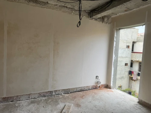 Plâtre projeté avec repère haut standing 