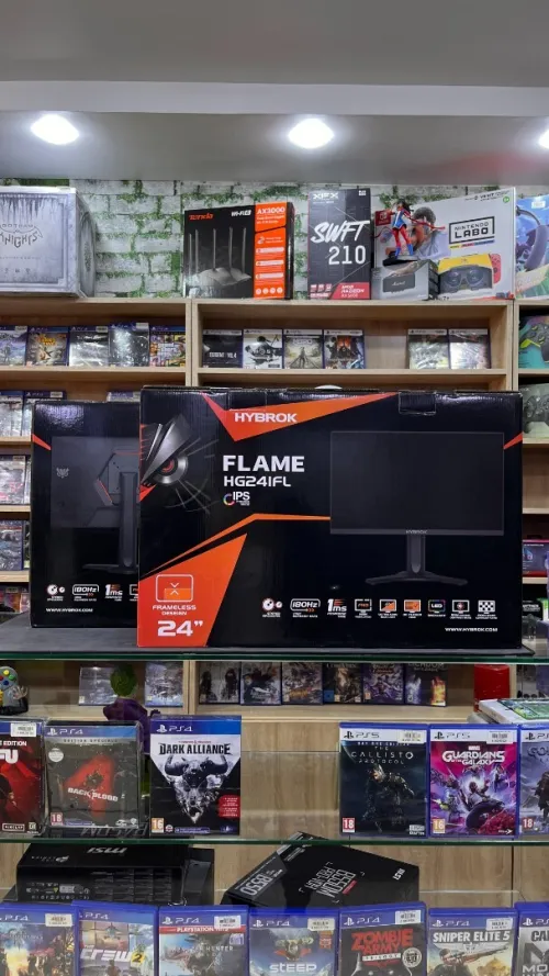 MONITEUR HYBROK FLAME 24" FHD  1MS 180Hz HAUT PARLEUR INTEGRE 