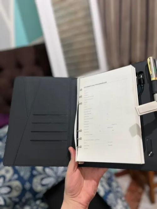 Assortiment de livre de note avec adaptateur tout types Haut qualité,stylo et poche a cartes !!