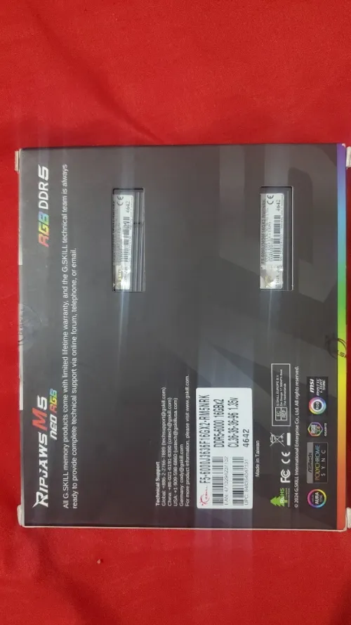 RAM DDR5 G SKILL Ripjaws M5 RGB Gaming