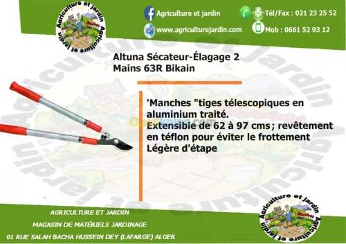 Sécateur à deux mains bikain -Altuna 