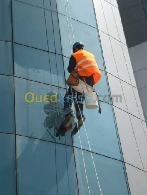 Nettoyage en hauteur  Cordistes 