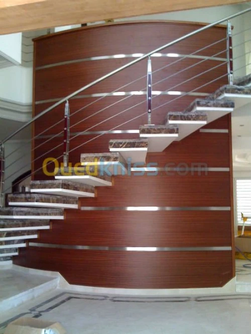 Rampes d'escaliers en Inox