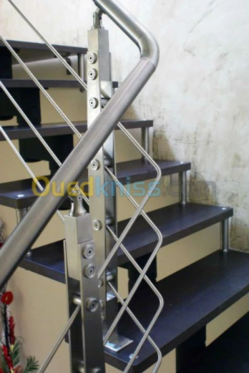 Rampes d'escaliers en Inox