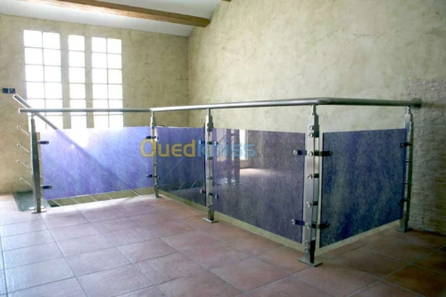 Rampes d'escaliers en Inox