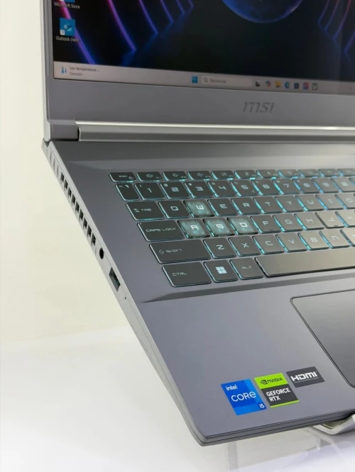 MSI THIN i5H/13TH/16GO/512SSD NVME/NVIDIA RTX 4050 06GO GDDR6