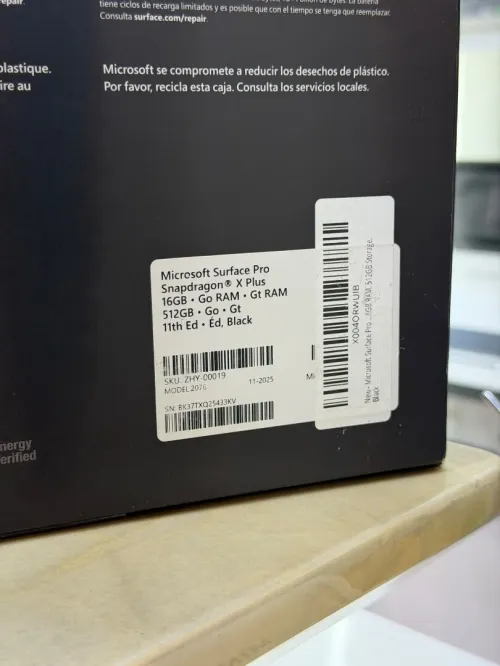 MICROSOFT SURFACE PRO ÉDITION 11 SNAPDRAGON X PLUS 16GO 512SSD